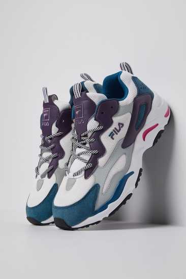 Fila Homme Ray Tracer 148 Blanche / Ikat / Violet Fila France IKA-698723